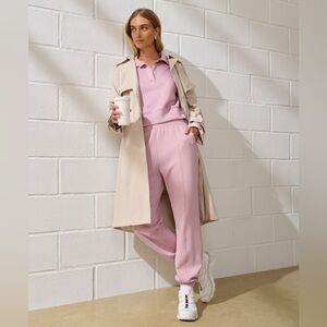 Abercrombie & Fitch YPB neoKNIT Polo Sweatshirt & Joggers Set